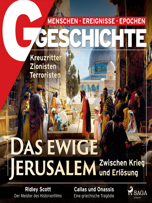 Title details for G/GESCHICHTE--Das ewige Jerusalem by G GESCHICHTE - Wait list